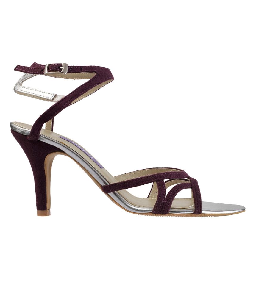 Mochi Purple Stiletto Sandals Price in India- Buy Mochi Purple Stiletto Sandals Online at Snapdeal