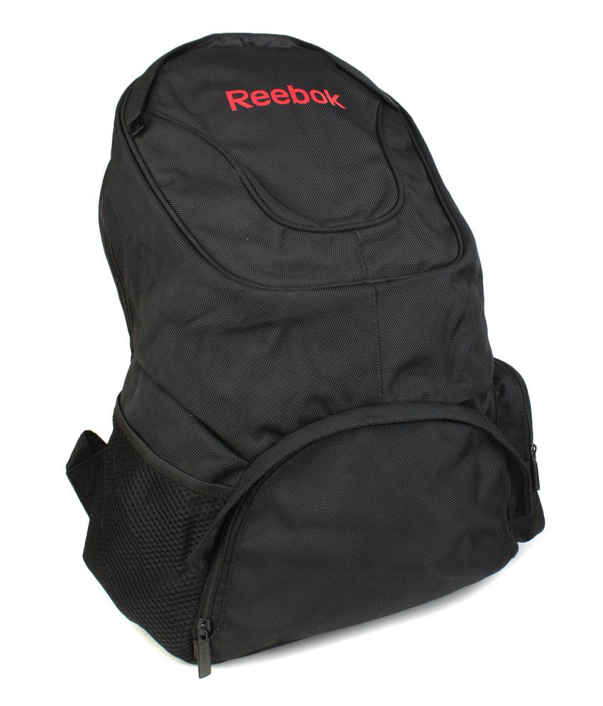 Reebok Black Polyester Backpack - Buy Reebok Black Polyester Backpack Online at Best Prices in 
