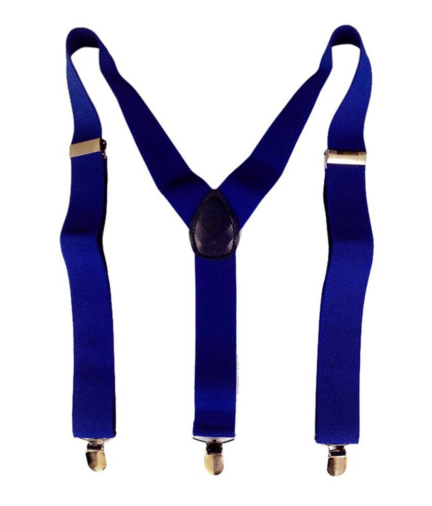 Zanky Plain Royal Blue Suspender Buy Online Rs. Snapdeal