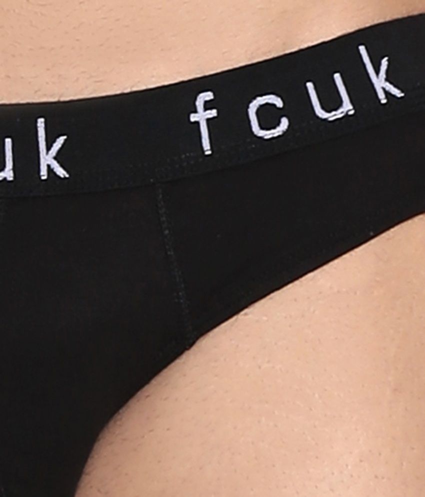 Fcuk Black Cotton Briefs Buy Fcuk Black Cotton Briefs Online at Low