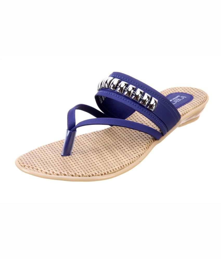 blue chappals