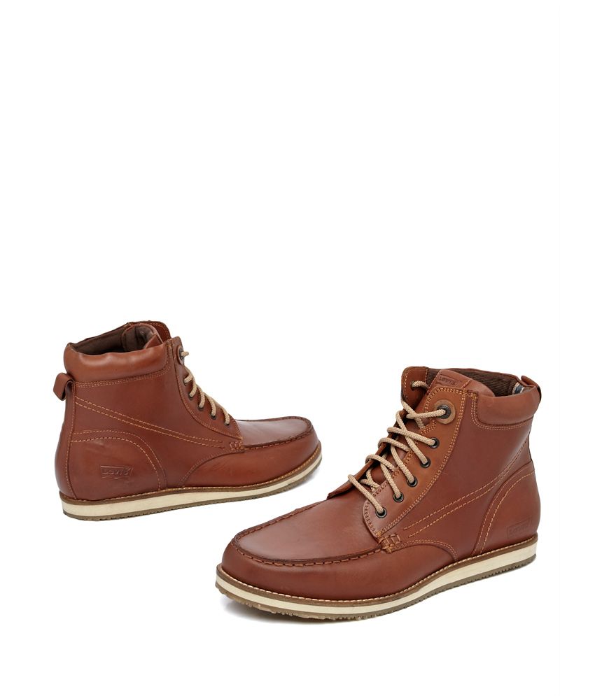 Levi's Dark Brown Ankle High Boots 