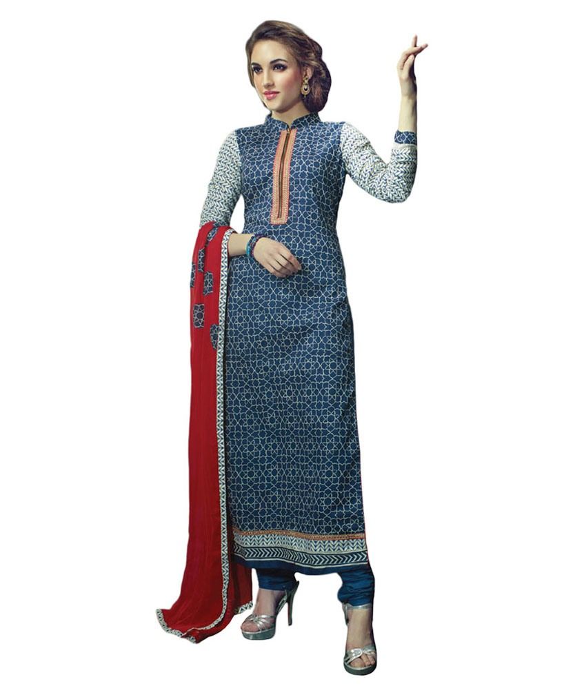 unstitched churidar