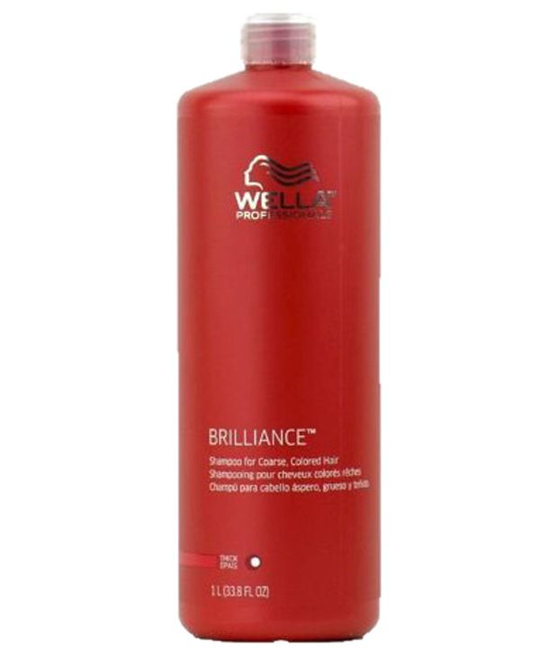 Wella Brilliance Shampoo For Coarse Coloured Hair For Unisex 1000ml ...