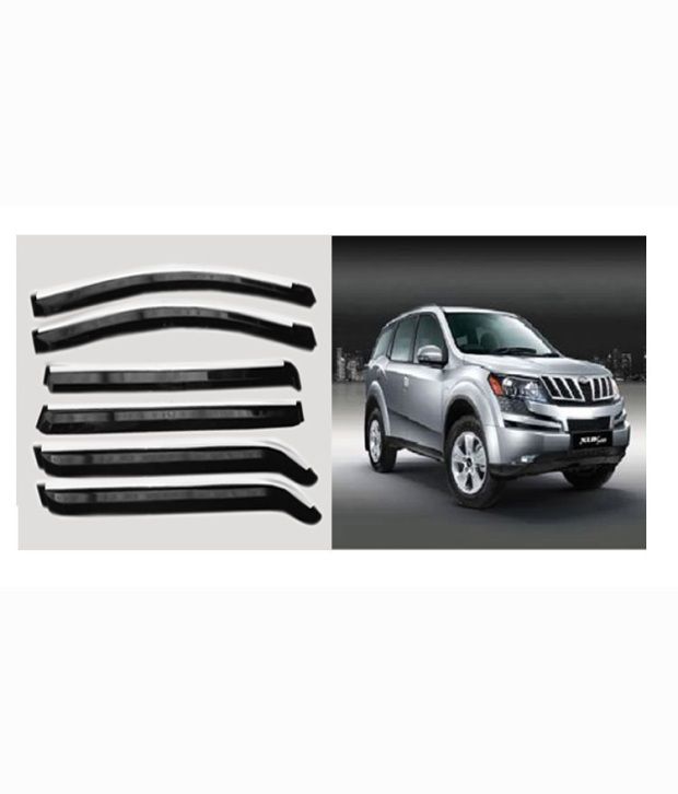 Autokraftz Chrome Garnish Door/rain/sun Visors For Mahindra Xuv500 Buy