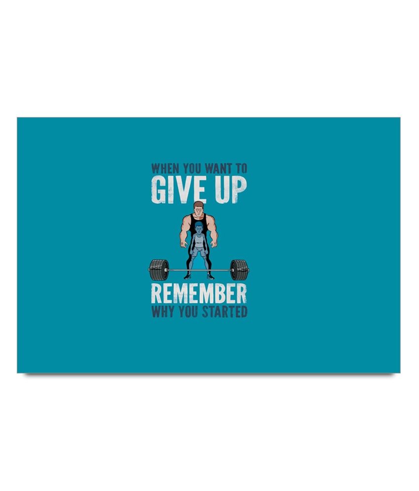 Shopmantra Never Give Up Poster: Buy Shopmantra Never Give ...