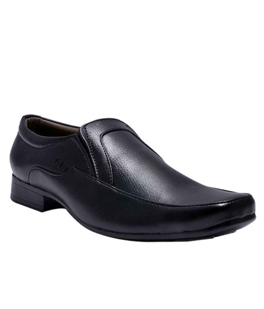 RJ Leather Black Formal Shoes Price in India- Buy RJ Leather Black ...