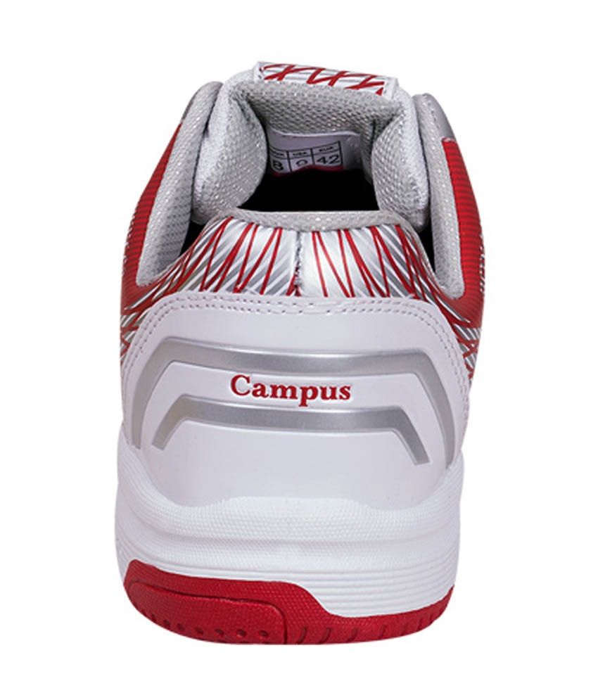 campus white sports shoes