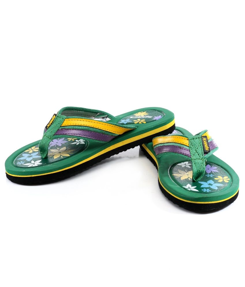 Sparx Green Flip Flops Price in India- Buy Sparx Green Flip Flops Online at Snapdeal