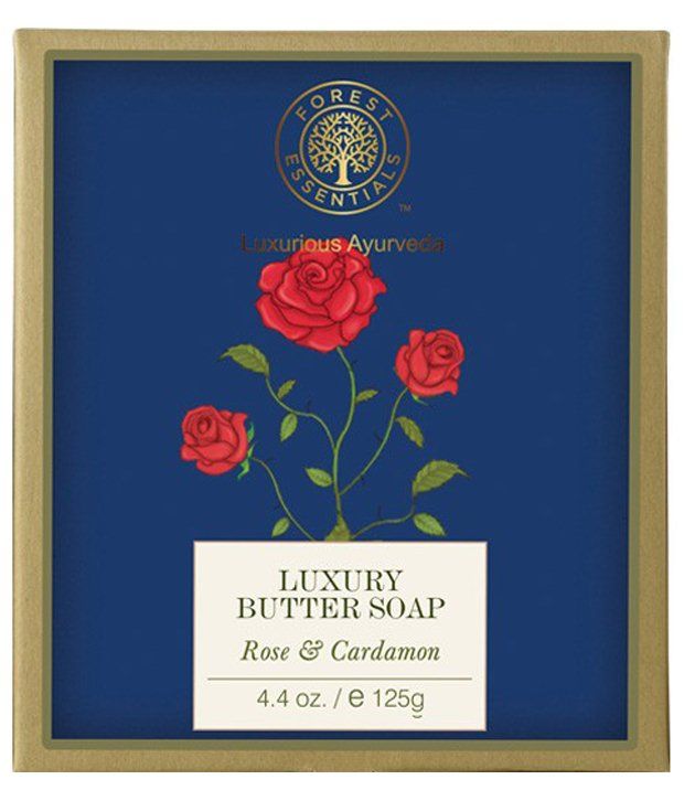 Forest Essentials Luxury Butter Soap Rose & Cardamom 125g Buy Forest Essentials Luxury Butter