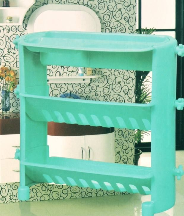 Kawachi 3 Tier Corner Storage Shelf Plastic Bathroom Rack Buy Kawachi