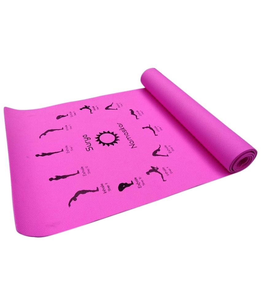 Livelite Sublime Pink Surya Namaskar Yoga Mat Buy Online at Best Price