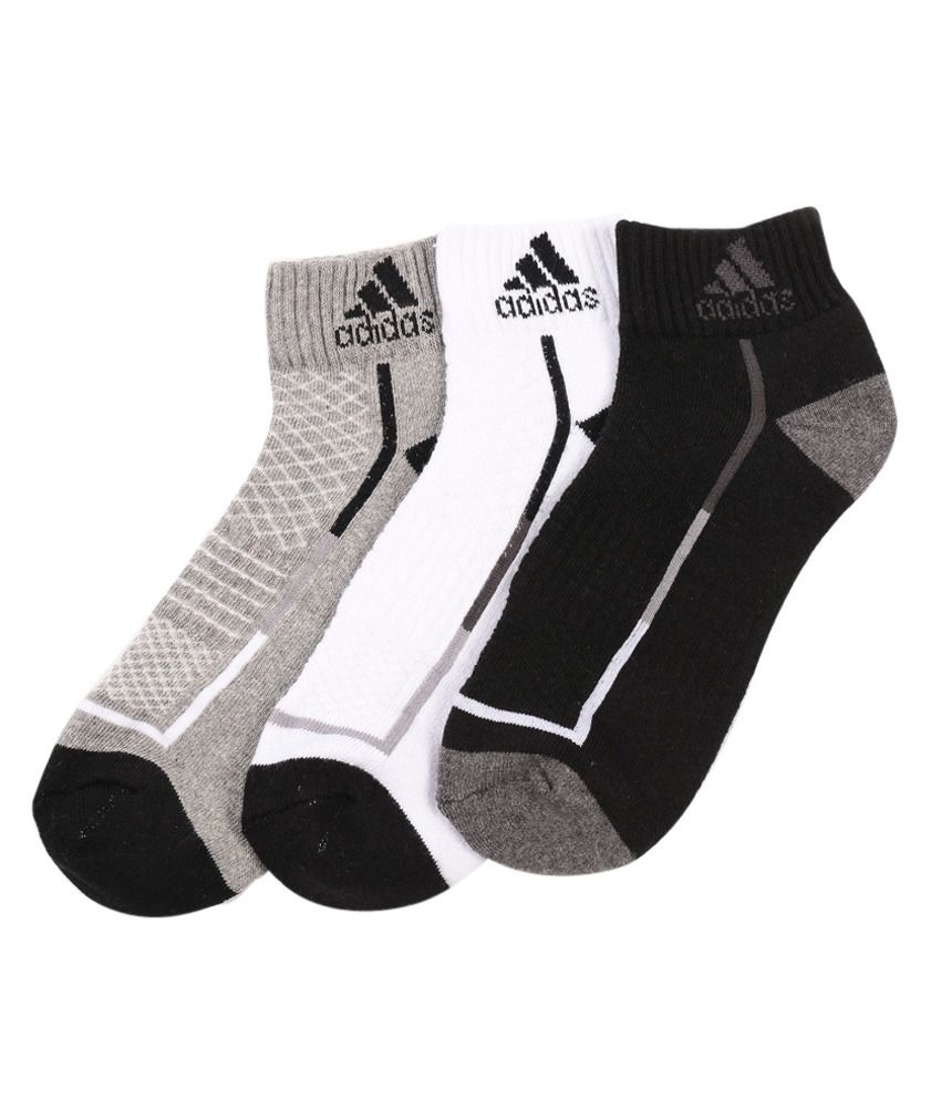 Adidas Men Ankle Length Cotton Socks (combo Of 3): Buy Online at Low ...