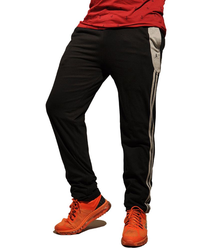 stretchable track pants