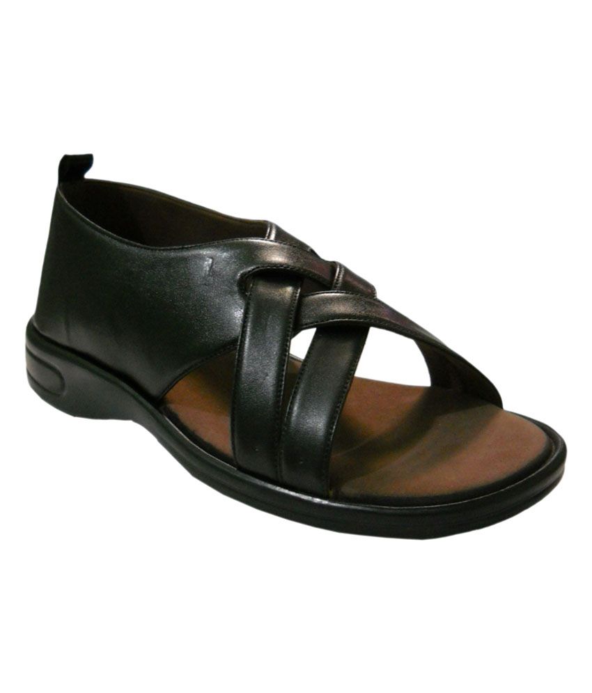 Mr.gy Black Diabetic & Orthopedic Men Foot Care Sandal Buy Online at