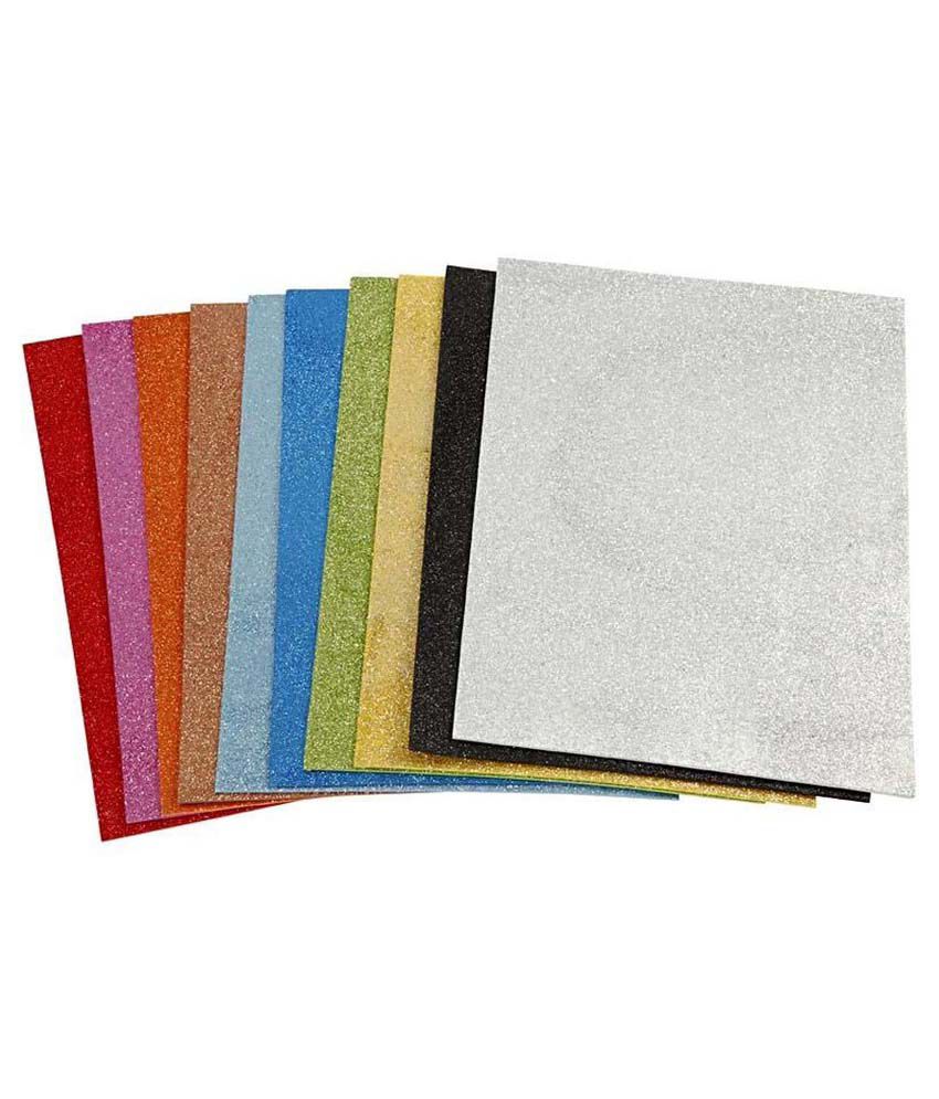 SNB Handmade Materials Of Eva Glitter  Foam Paper Sheet  