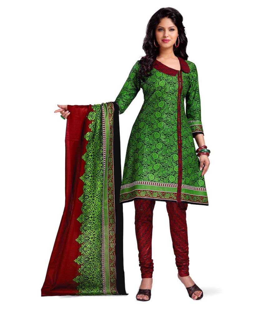 Jenny Exclusive Designer Fancy Printed Cotton Dress Material Buy