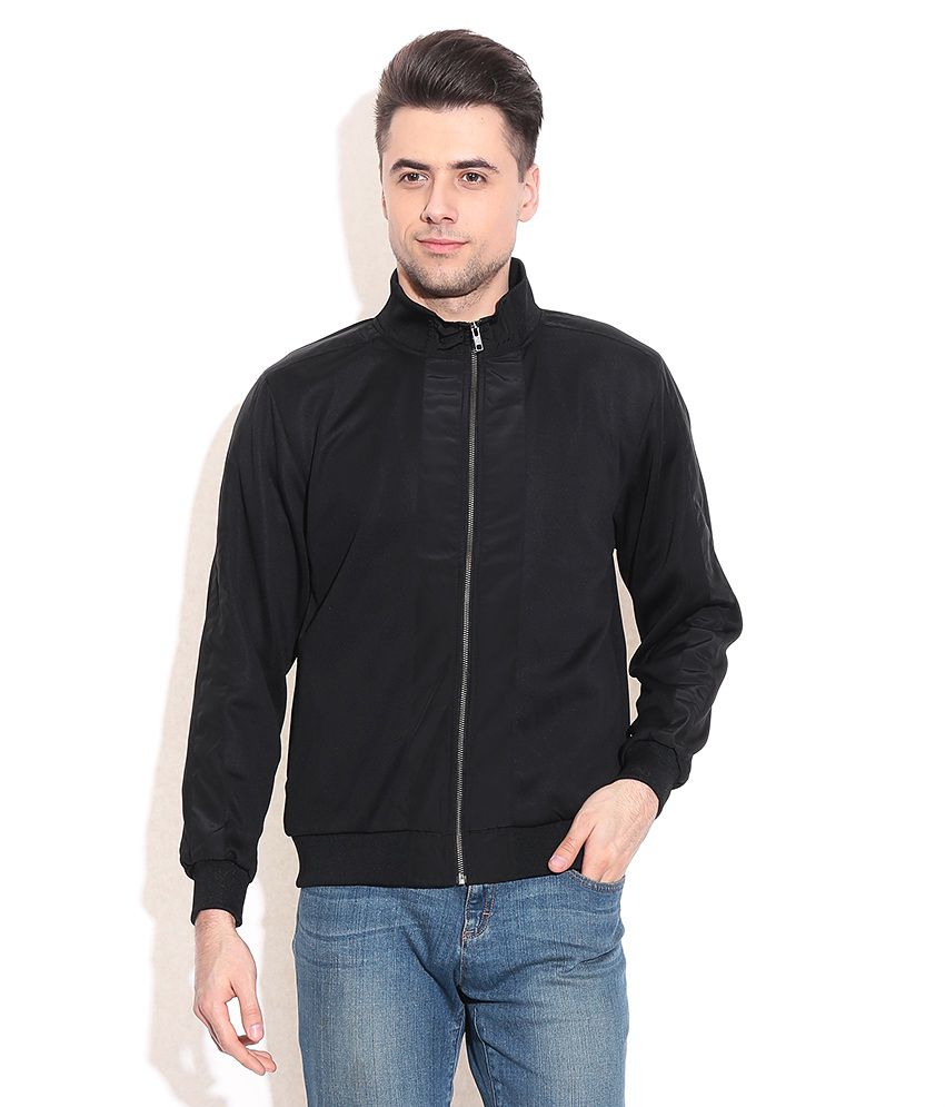 Wills Lifestyle Black Polyester Blend Casual Jacket - Buy Wills ...