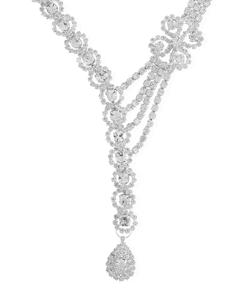Long Diamond Necklace Set - Buy Long Diamond Necklace Set Online at ...