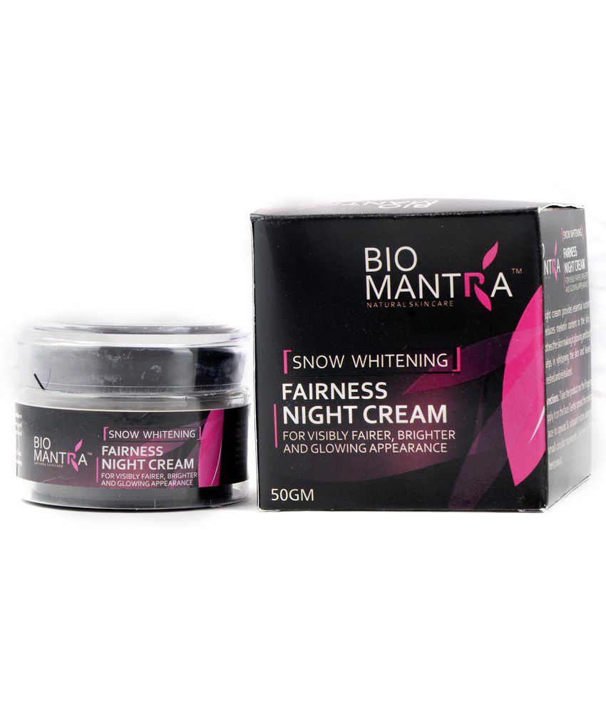 Bio Mantra Snow Whitening Night Cream-50gm: Buy Bio Mantra 