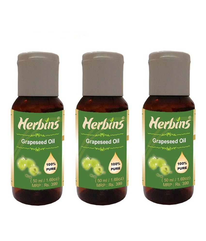 Herbins Grapeseed Oil Value Combo Set Of 3 Buy Herbins Grapeseed Oil