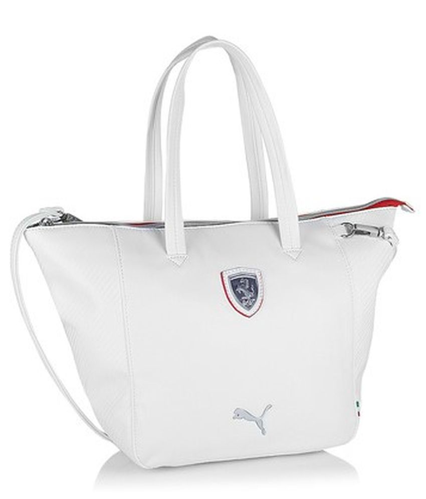 Puma White Ferrari Handbag - Buy Puma 