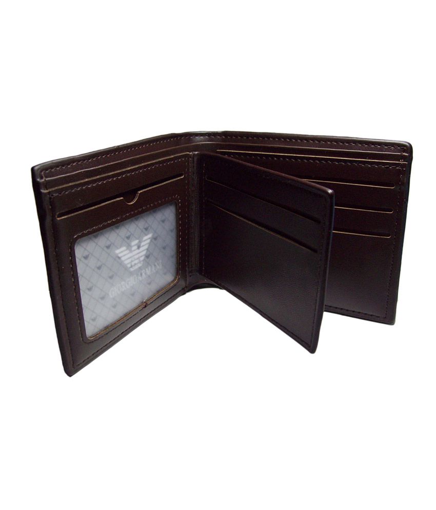 Giorgio Armani Men&#39;s Designer Leather Wallet: Buy Online at Low Price in India - Snapdeal