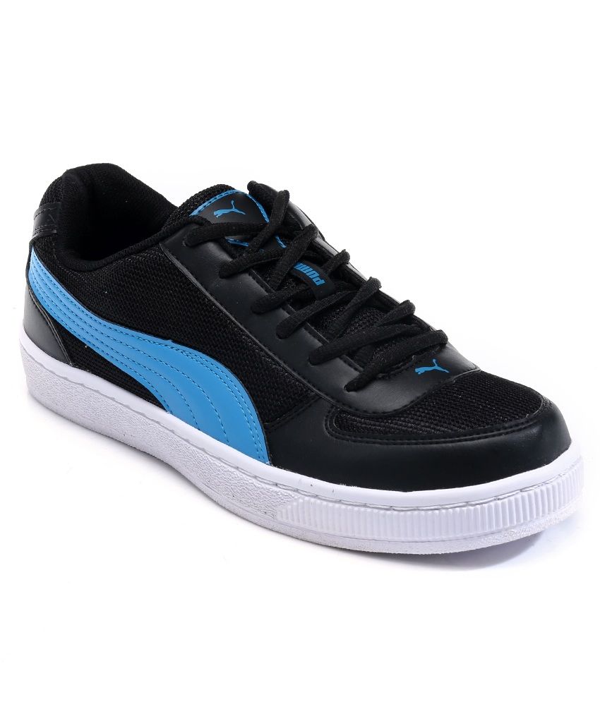 puma black shoes without laces