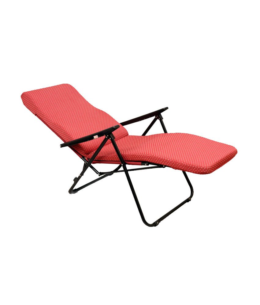 Tulip Recliners Maroon Portable Recliner Chair We