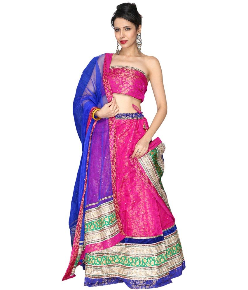 multicolor lehengas
