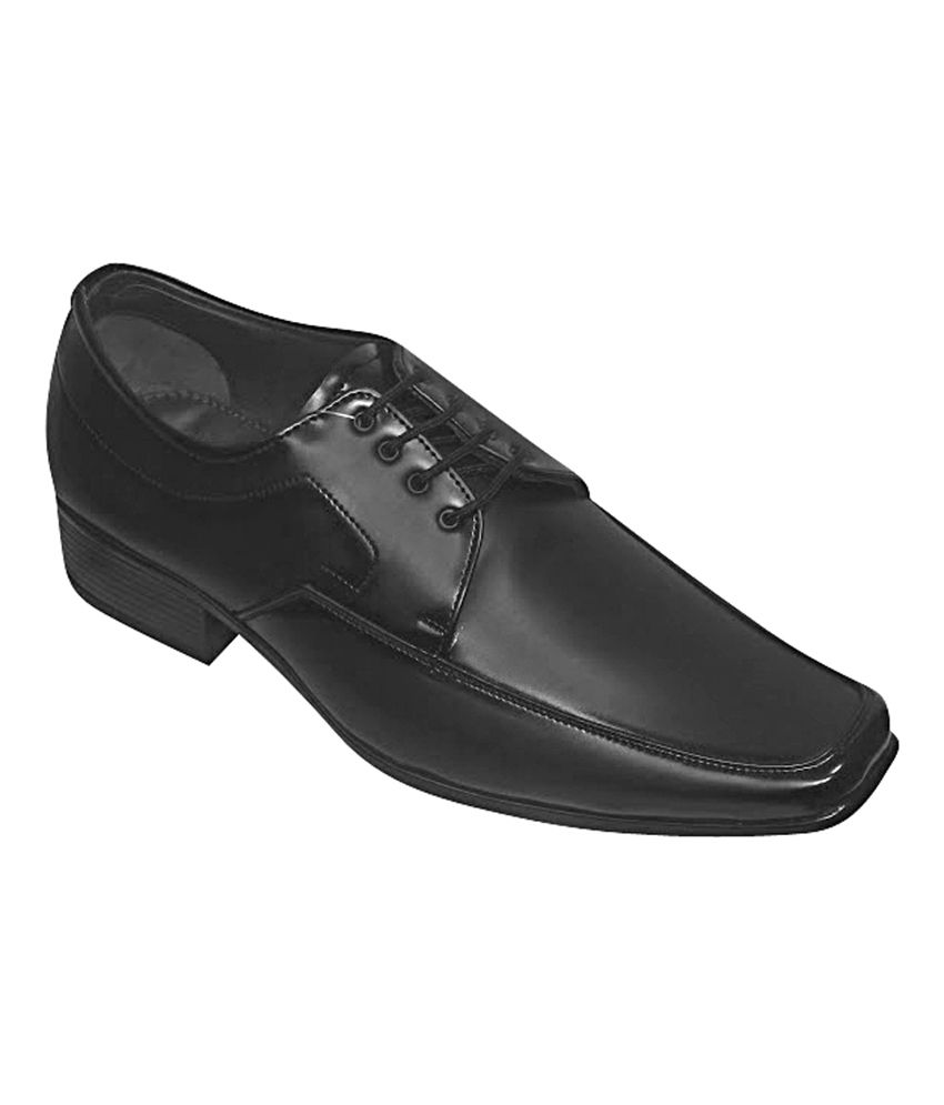 Mass Black Leather Formal Shoes Price in India Buy Mass Black Leather