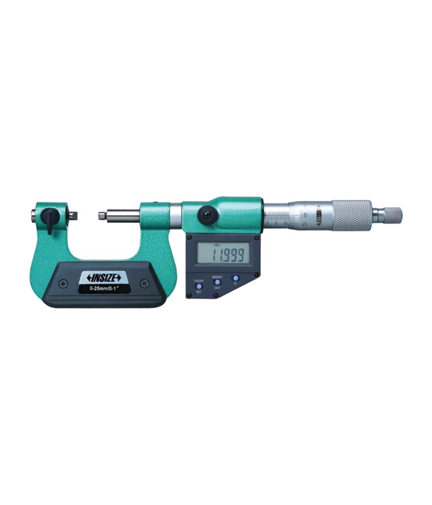 Insize Digital Screw Thread Micrometer Without Measuring Tips (Range 0