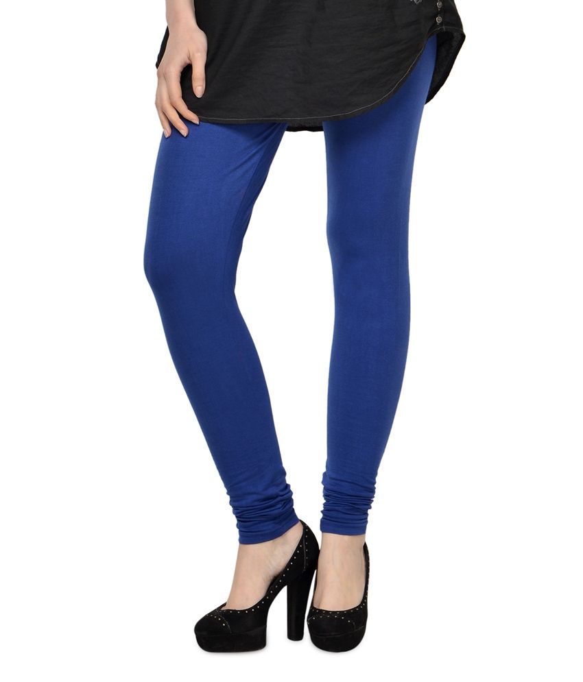 Kjaggs Blue Cotton Leggings For Women Price in India Buy Kjaggs Blue