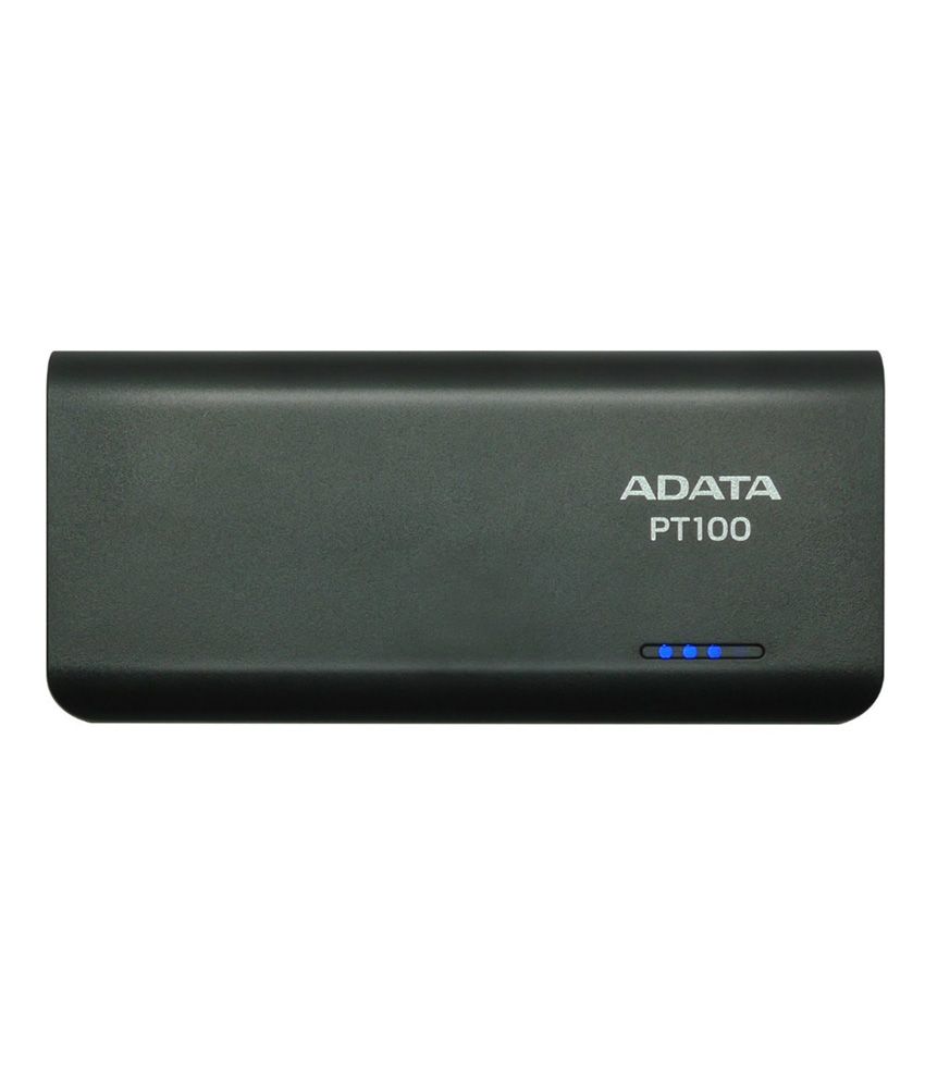 ADATA PT100 10000mah Power Bank (Black/Green) ADATA PT100 10000mah Power Bank (Black/Green)