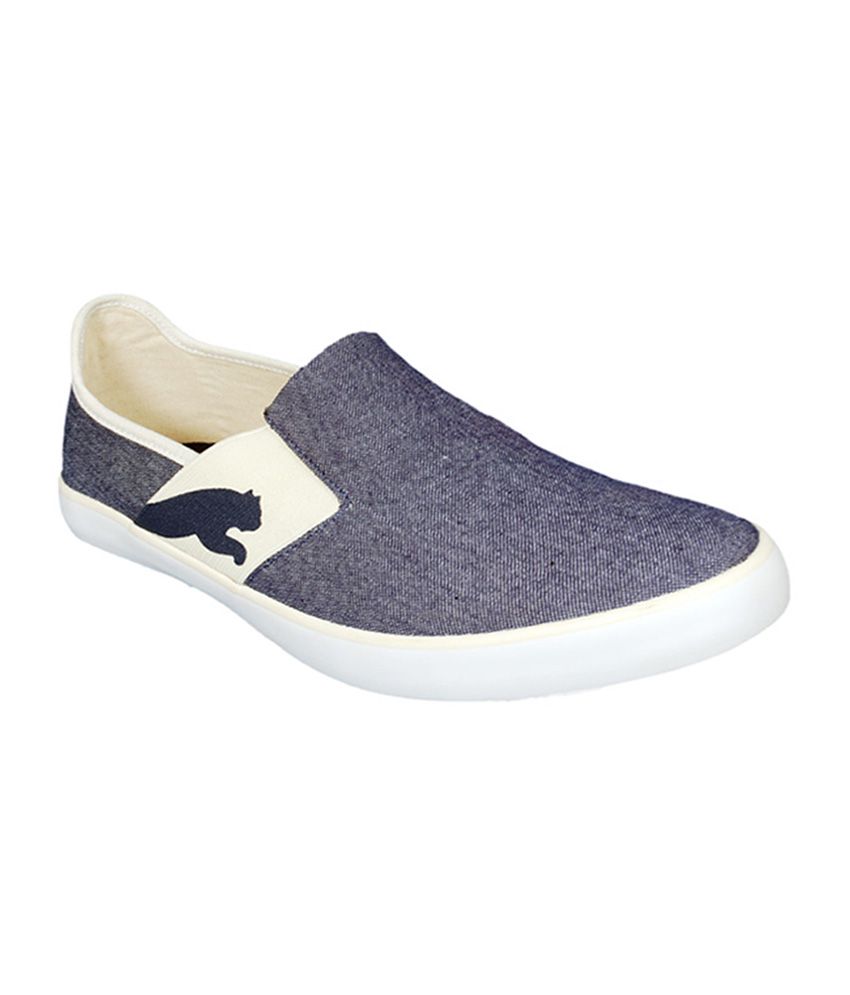 Puma Blue Slip-on Canvas Sneaker For Men - Buy Puma Blue Slip-on Canvas ...