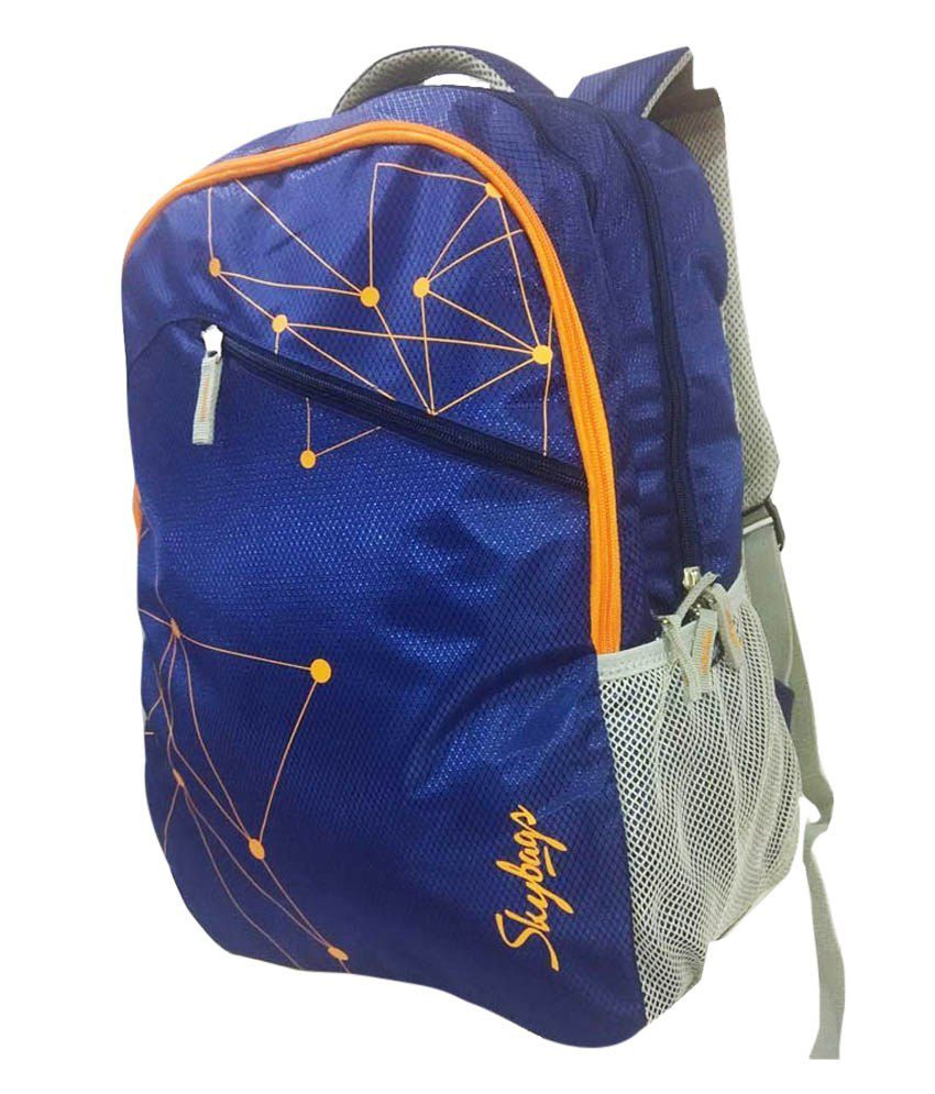 Skybags Blue Backpack Art CANDYPLUS - Buy Skybags Blue Backpack Art CANDYPLUS Online at Best ...