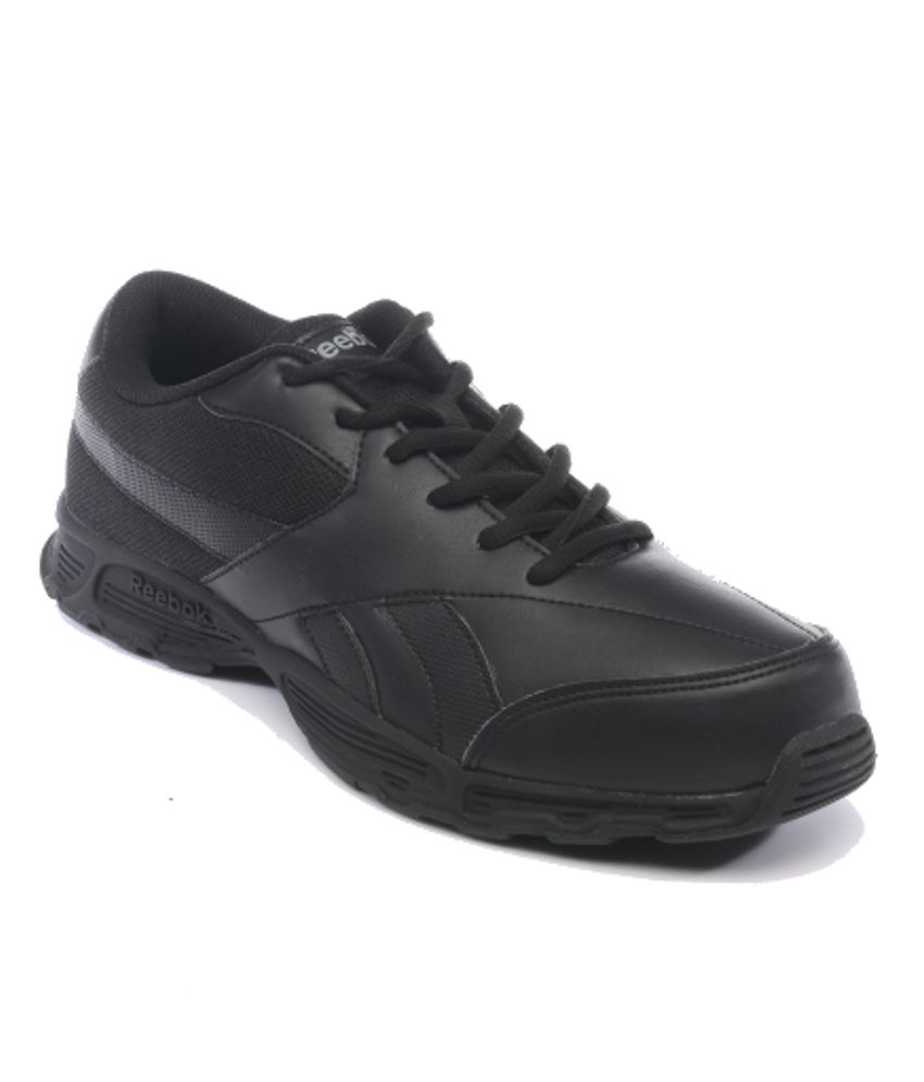 reebok black shoes for school