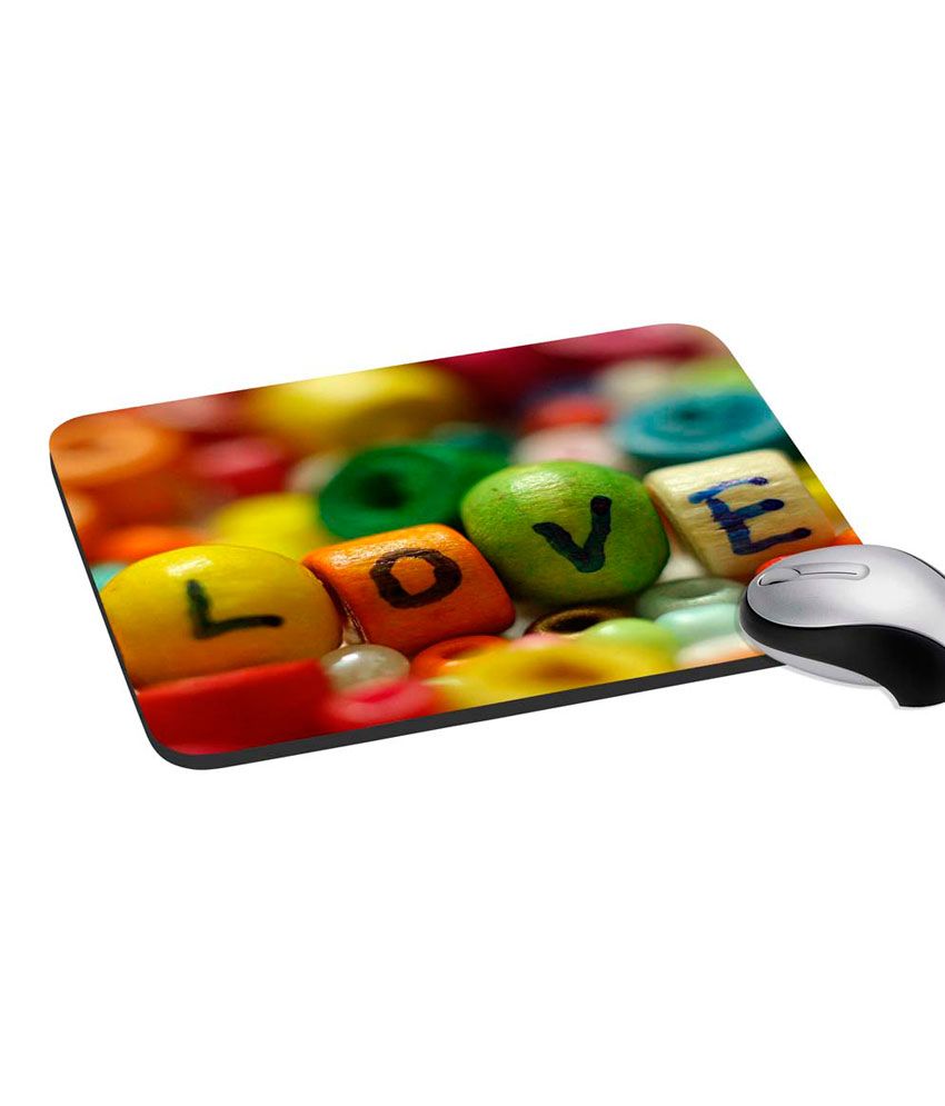 Mesleep Love Digitally Printed Mouse Pad - Buy Mesleep Love Digitally ...
