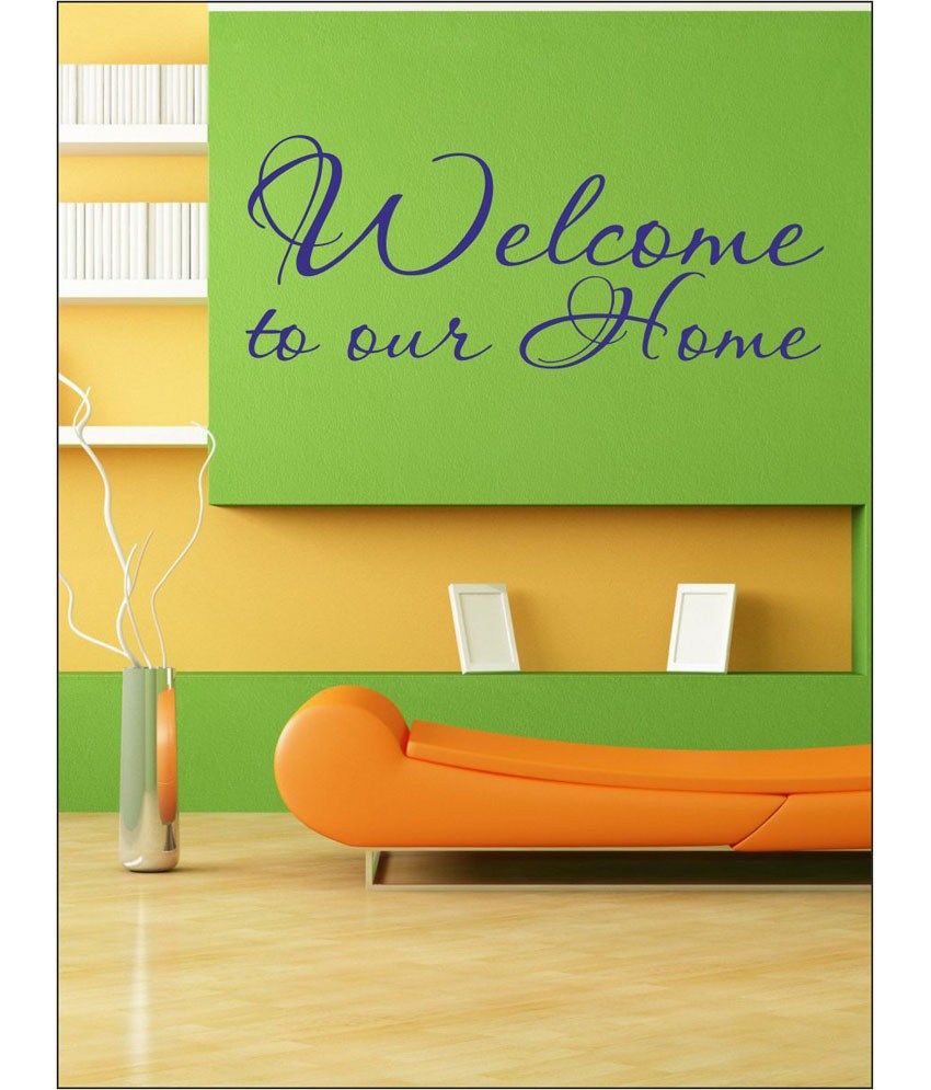 Wall1ders Home Blue Wall Stickers Buy Wall1ders Home