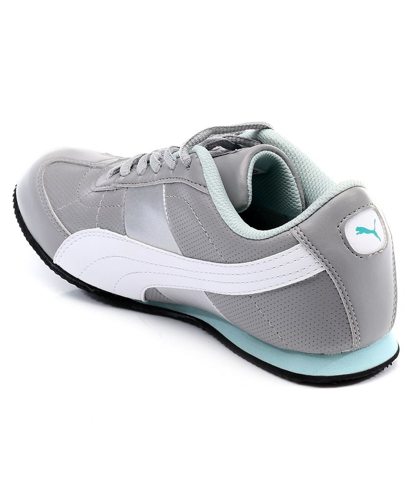 Puma Esito Gray and Blue Sports Shoes Price in India Buy