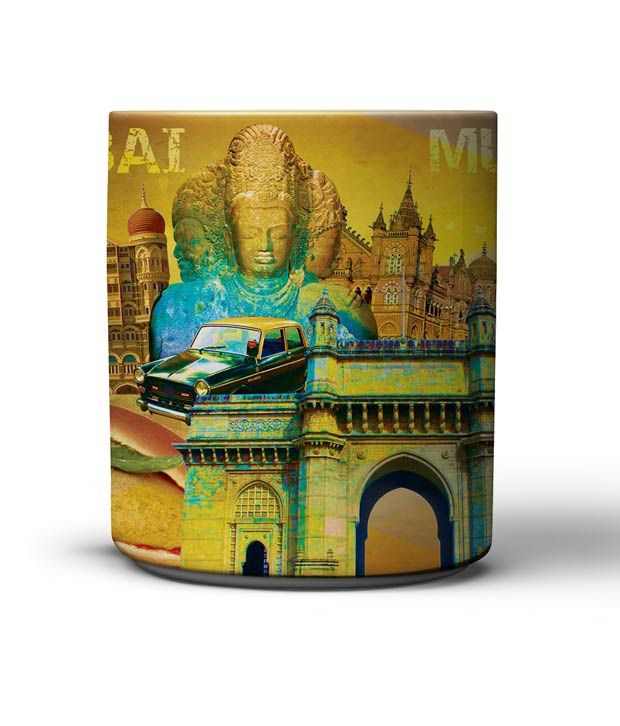 The Nodding Head Mumbai Collage Coffee Mug Buy Online at Best Price in