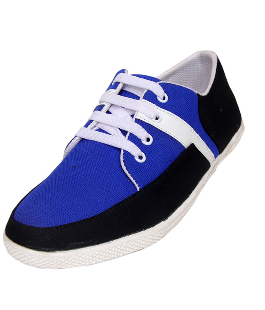Vc Blue Canvas Casual Shoes For Men - Buy Vc Blue Canvas Casual Shoes ...