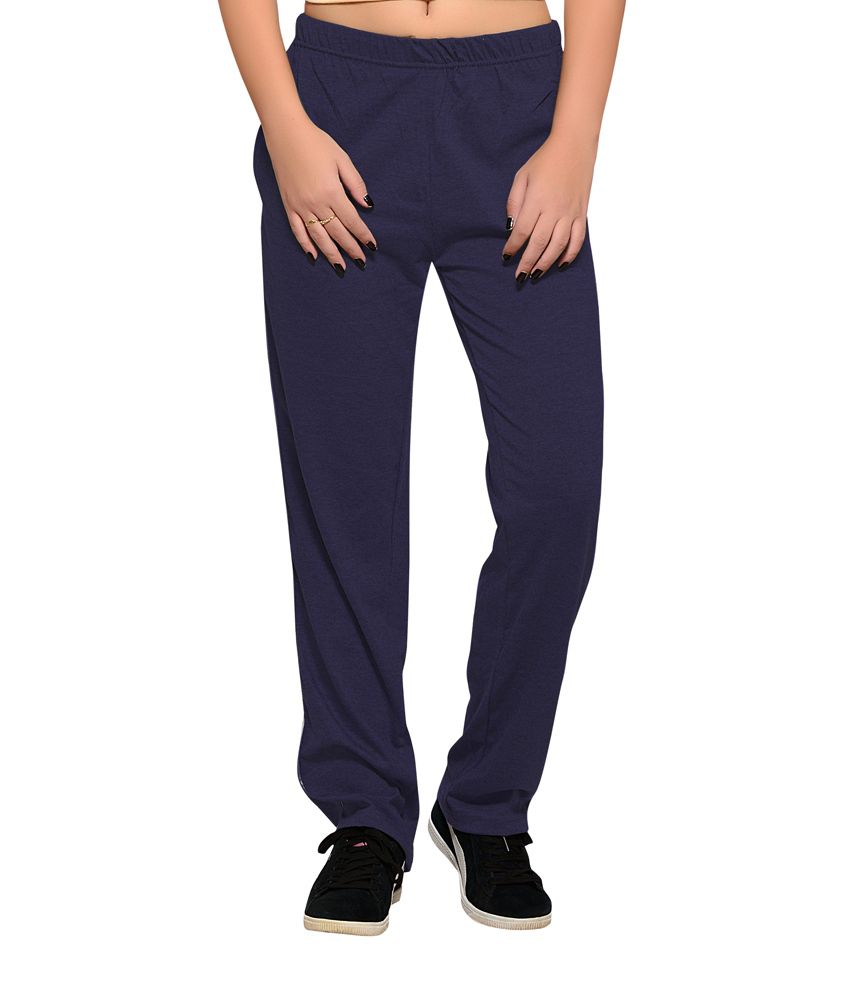 Buy Towngirl Navy Blue Track Pant For Women Online at Best Prices in ...