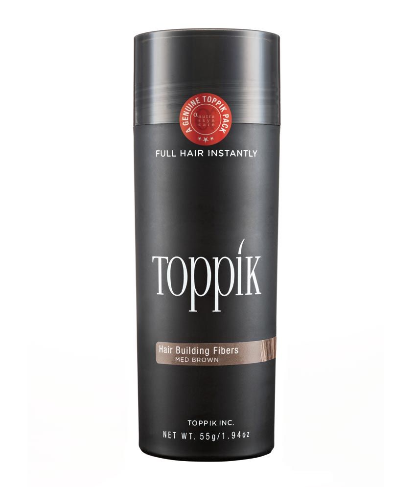 Toppik Medium Brown Hair Building Fibers 55G Buy Toppik Medium Brown Hair Building Fibers 55G
