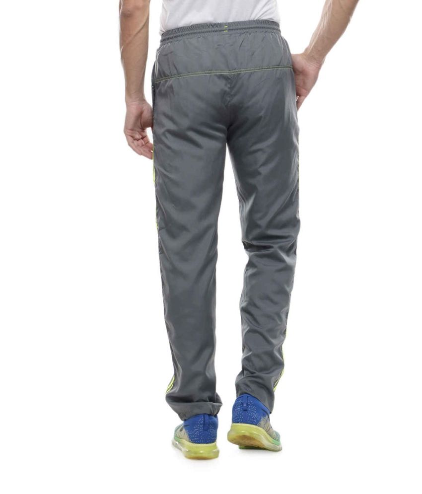 blue polo gray pants