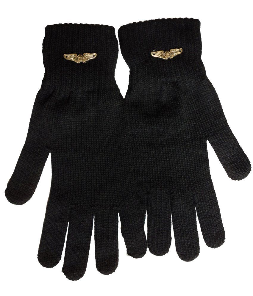 Ghf Black Women Woolen Gloves Buy Online at Low Price in India Snapdeal