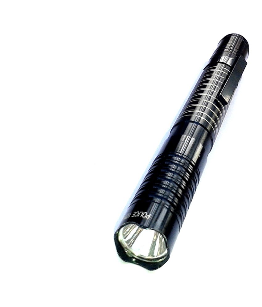 Neha 2 Aaa Battery 10 Watt LEd Torch Light Pen Clip Waterproof Torch