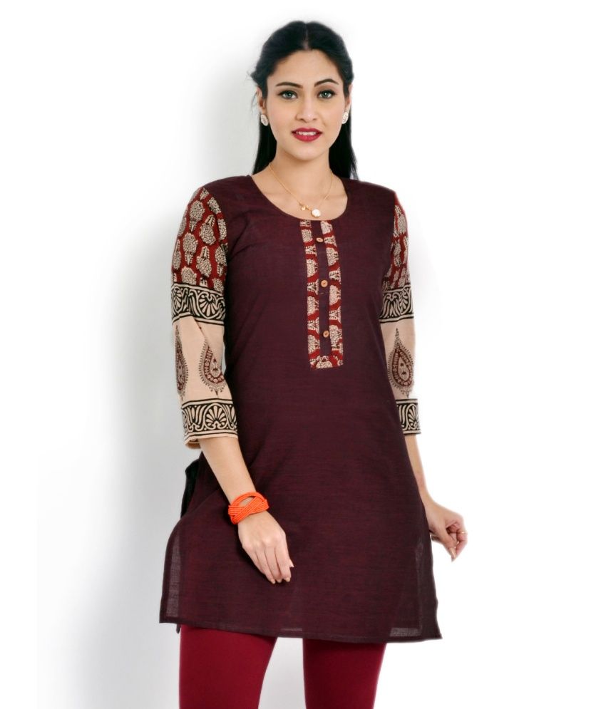 women's short kurta tops