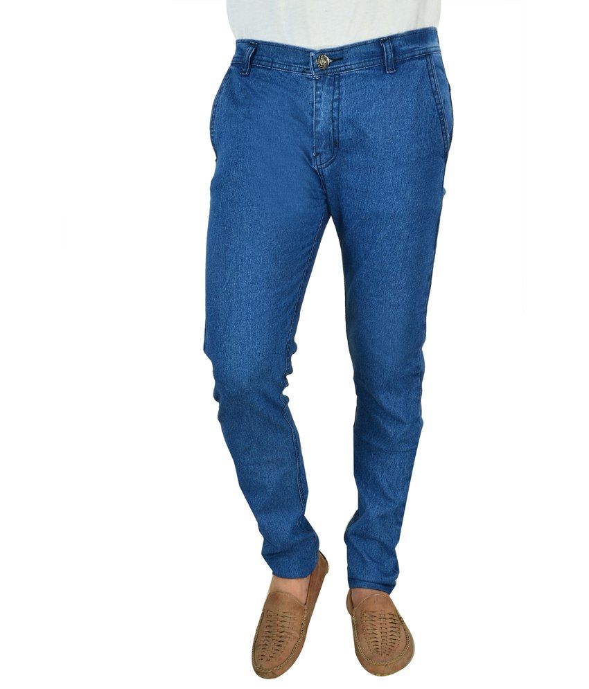 Fashion Narrow Fit Sky Blue Jeans Buy Fashion Narrow Fit Sky Blue