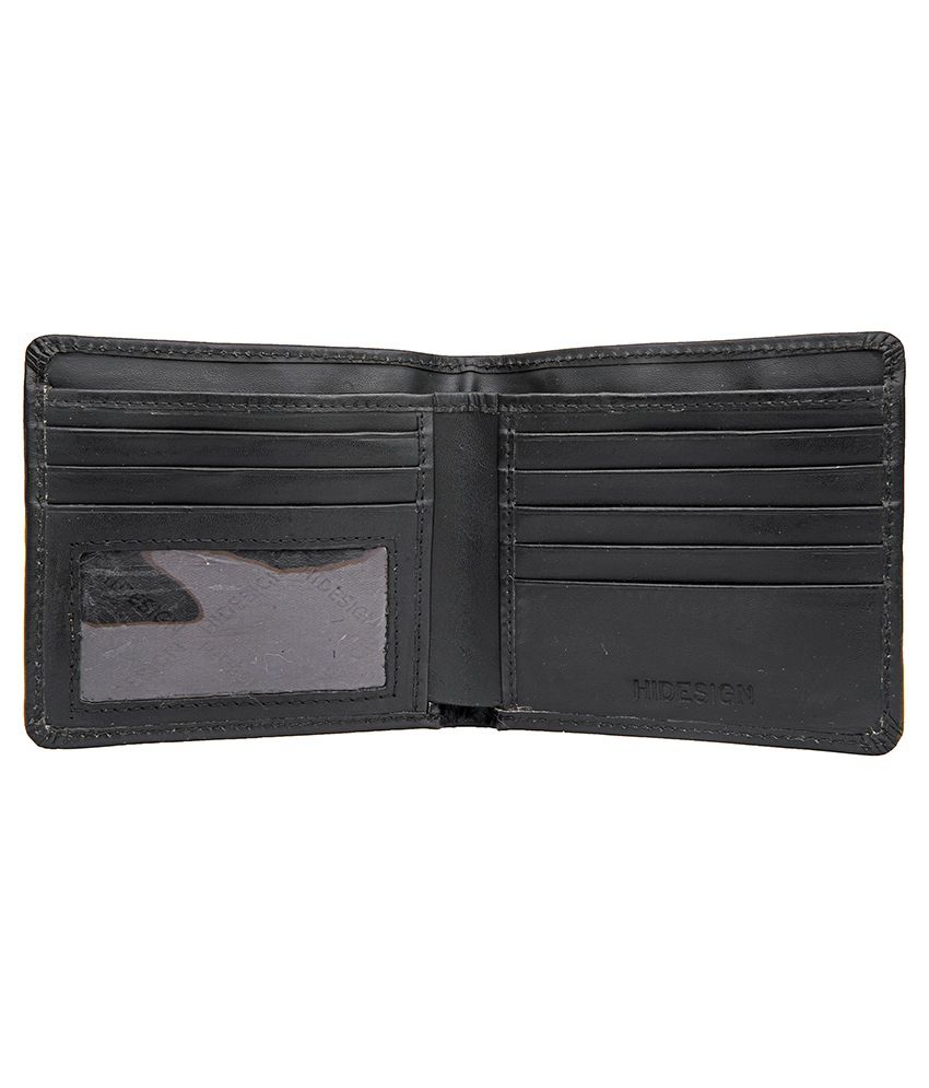 Hidesign 218036 Black Leather Card Holder Wallet: Buy Online at Low ...